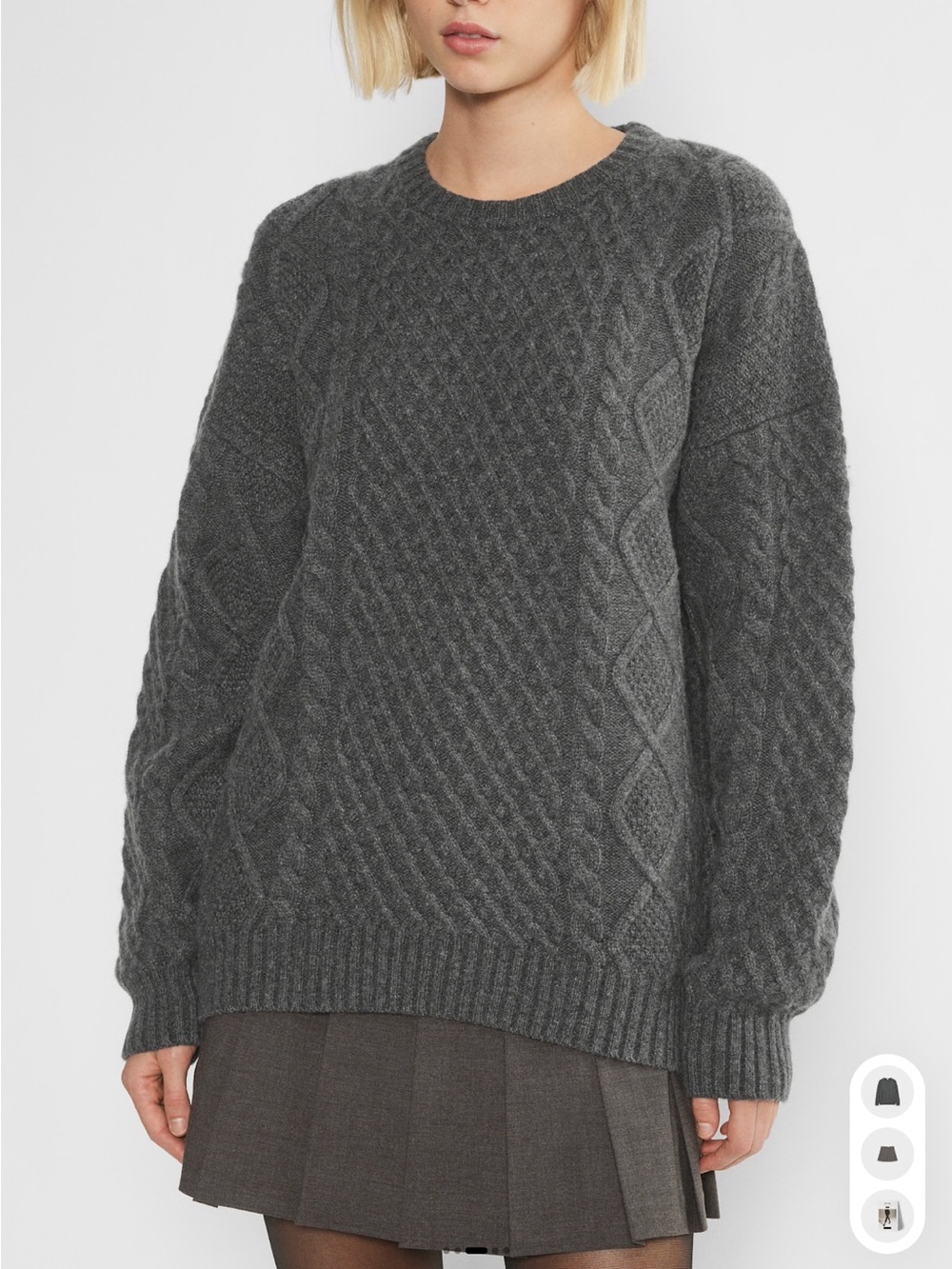 NWT grey Peggy sweater